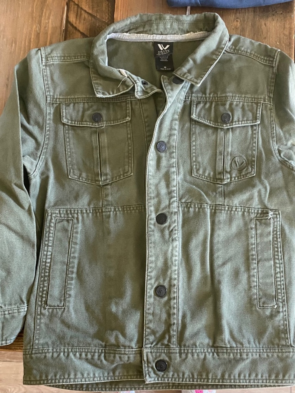 Cute Jacket Kids size medium  Green/ArmyGreen